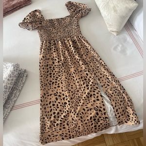 cheetah Midi Dress
